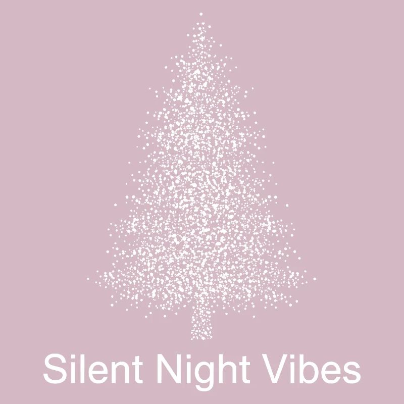 Silent Night Vibes - Tree Silhouette