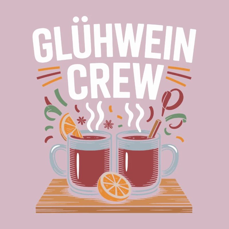 Équipe du vin chaud Marché de Noël joyeux