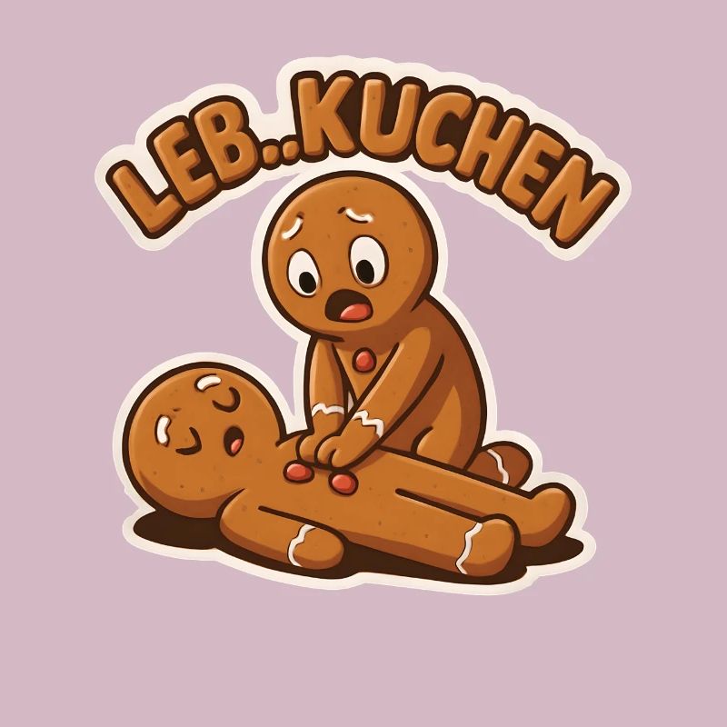 Cake Gingerbread First Aid Saying Funny