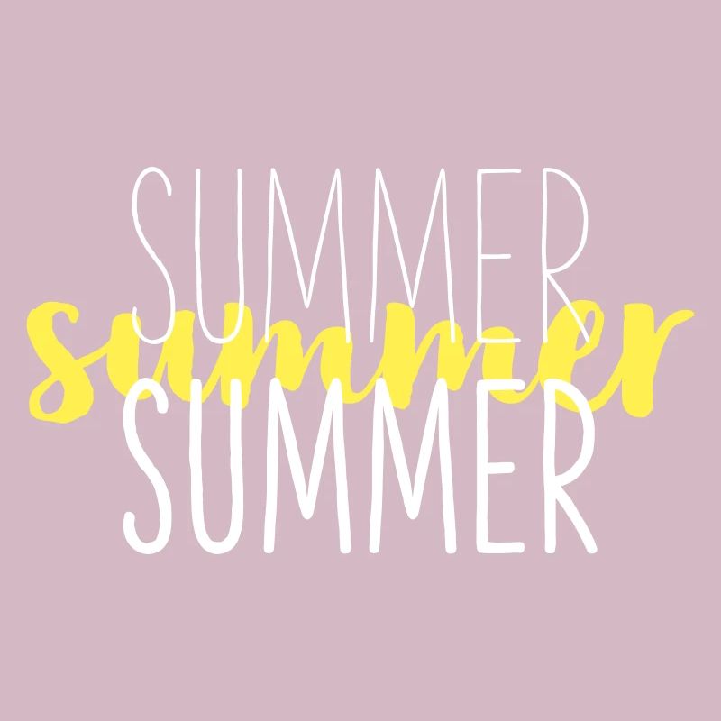 Summer Typo Overlay Yellow Script