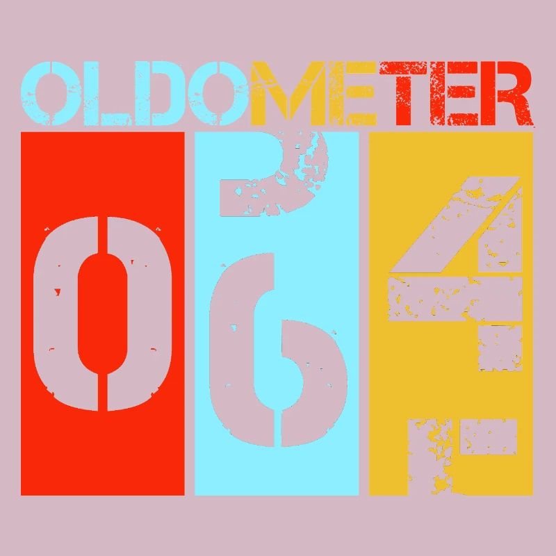 Oldometer 64 Sixty Fourth Birthday