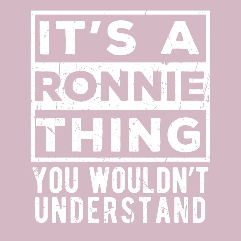 C’est une affaire de Ronnie que tu ne comprendrais pas