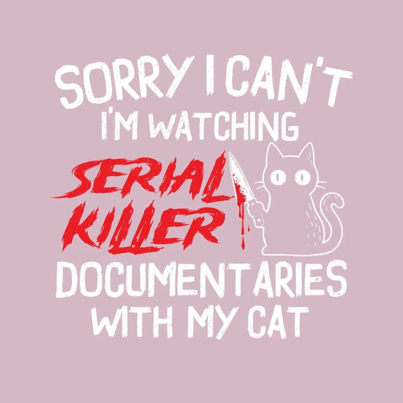 Watching Serial Killer Docs With Cat