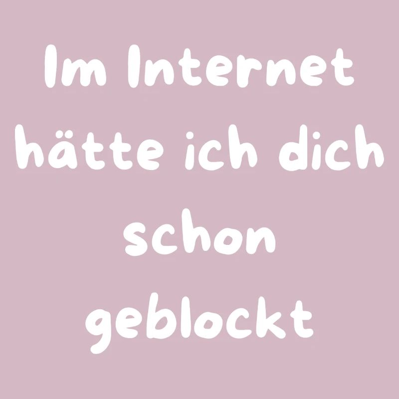 Schon geblockt Netz Meme Text