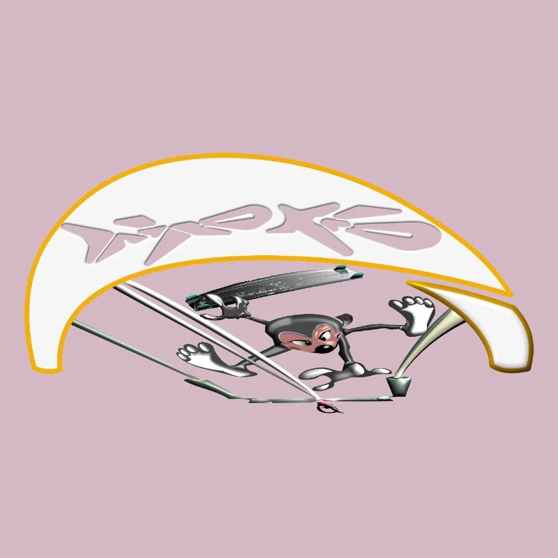 Active kiter with dynamic trajectory