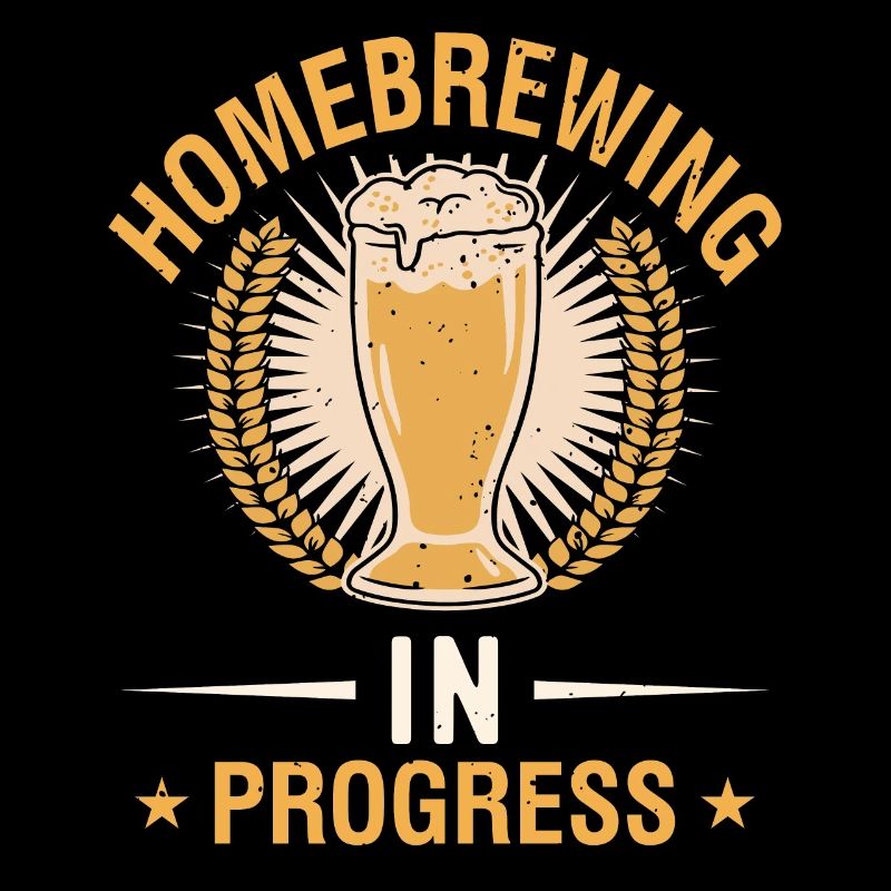 Homebrewing In Progress Brassage de bière alcoolisé