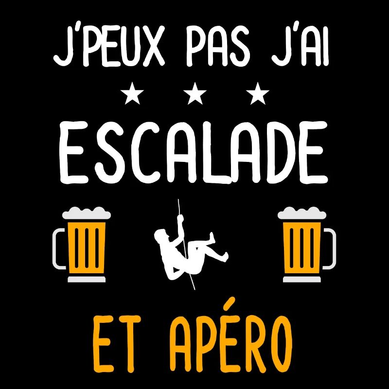 je peux pas j'ai escalade corde apéro