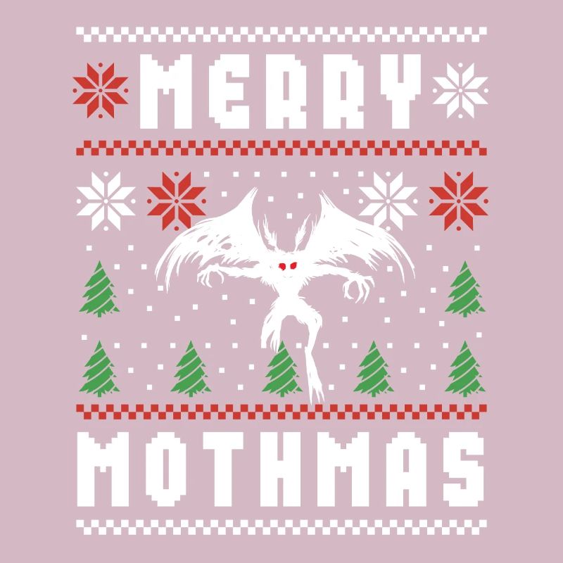 Mothman Pull de Noël moche Merry Mothmas