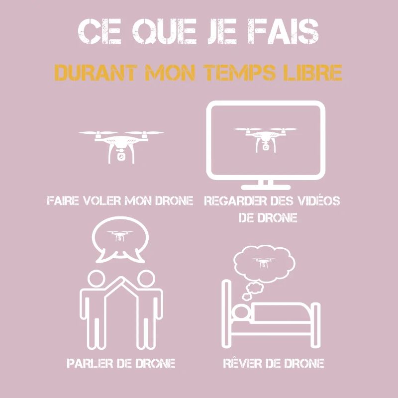 drone temps libre humour
