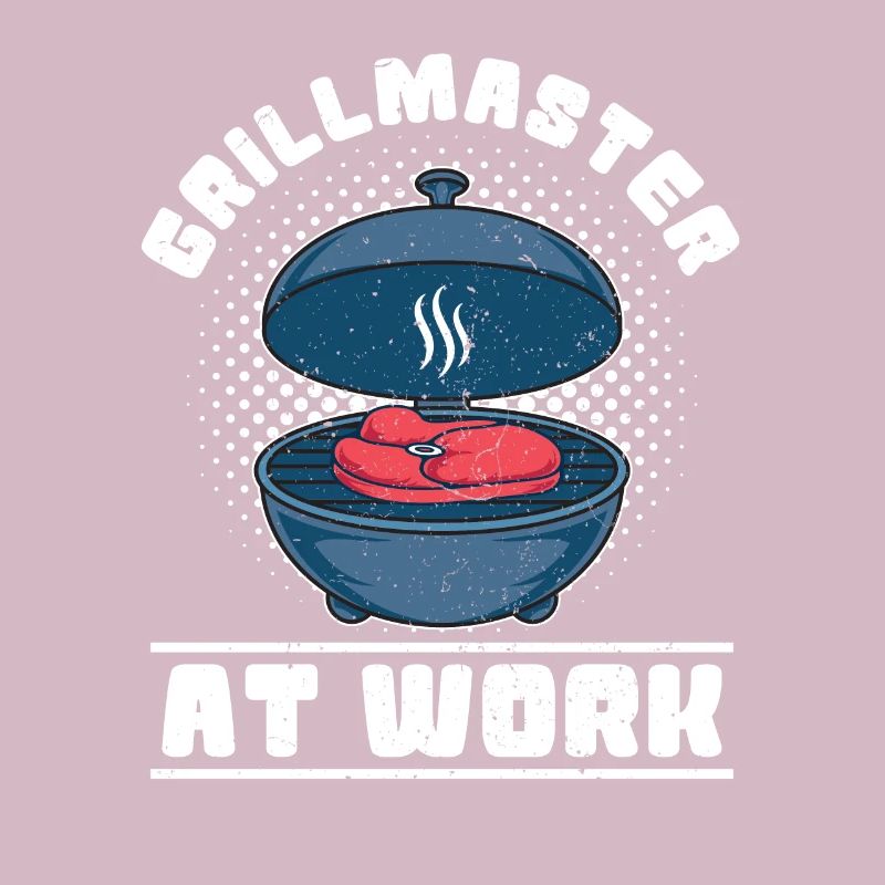Grill master at work BBQ Fun grilling
