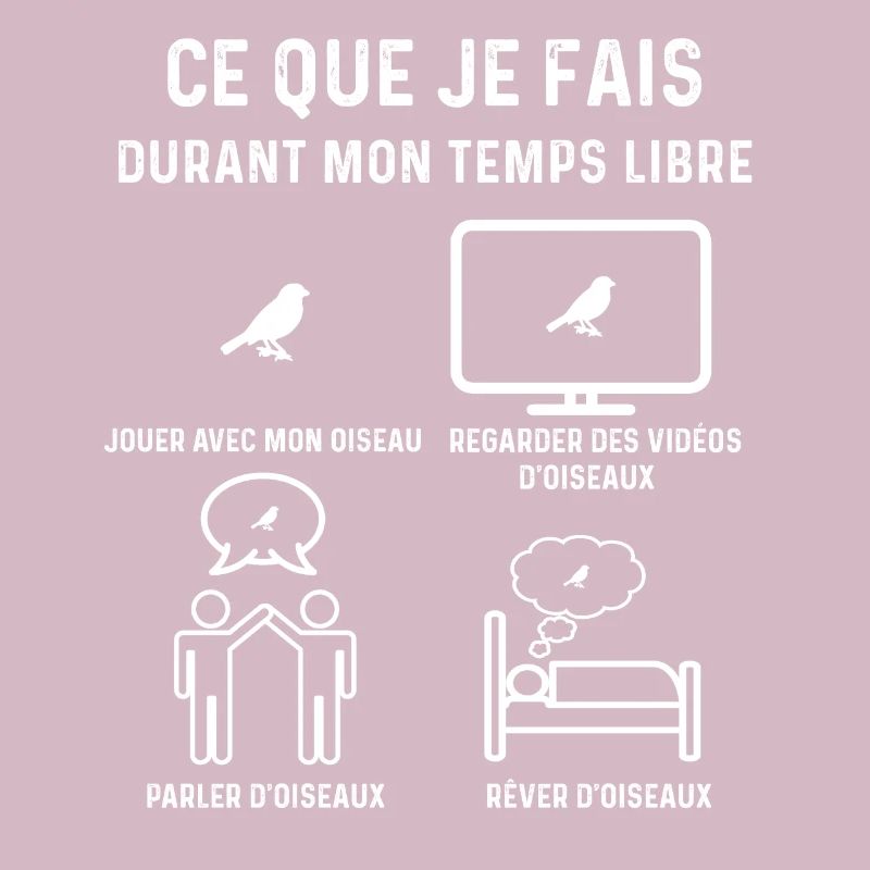 oiseau temps libre cadeau