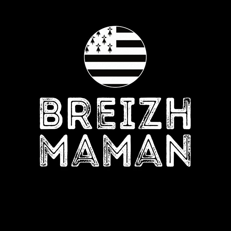 Breizh Mama Bretonische Flagge Muttertag
