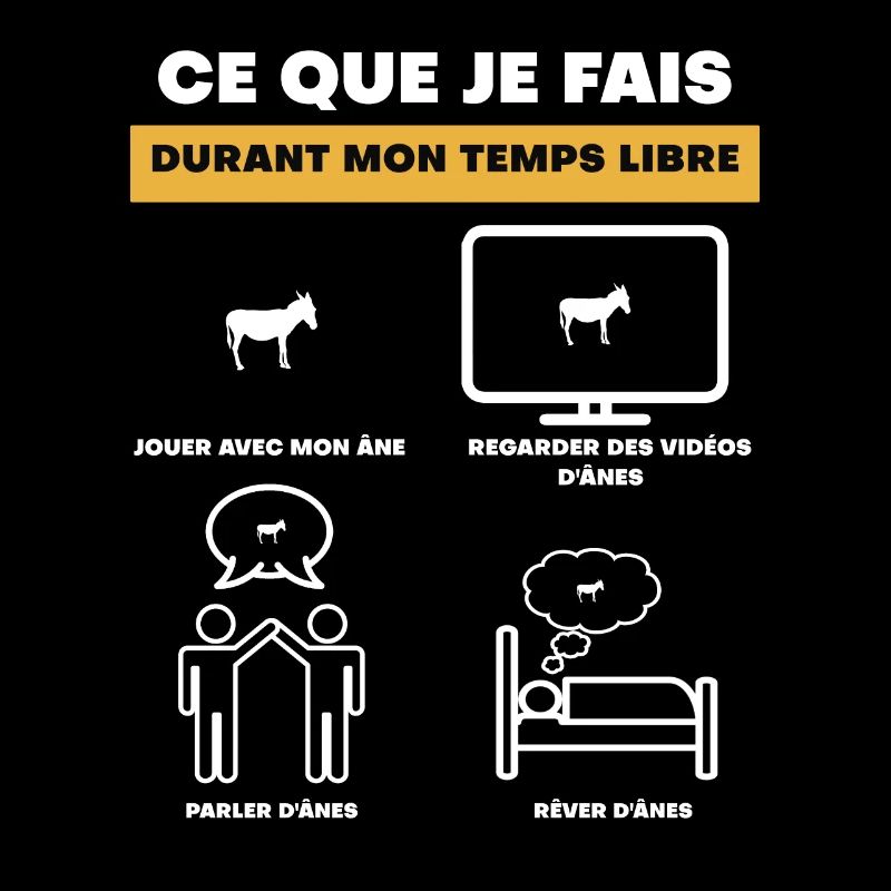 cadeau âne temps libre