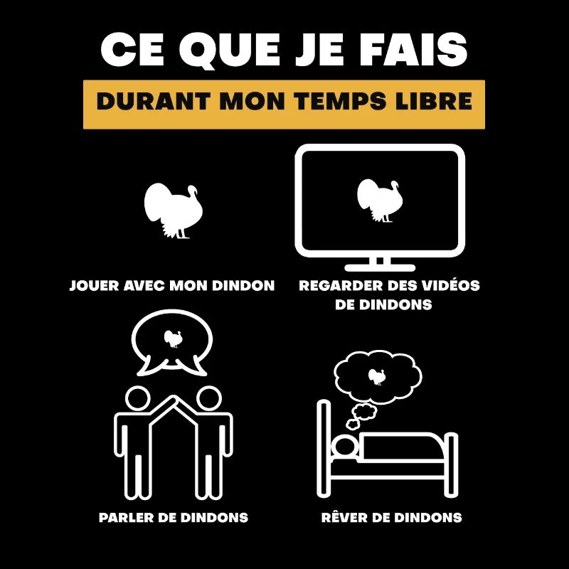 cadeau dindon temps libre