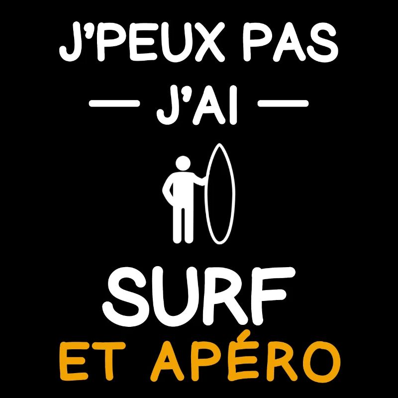 I can't I surf man aperitif surfer