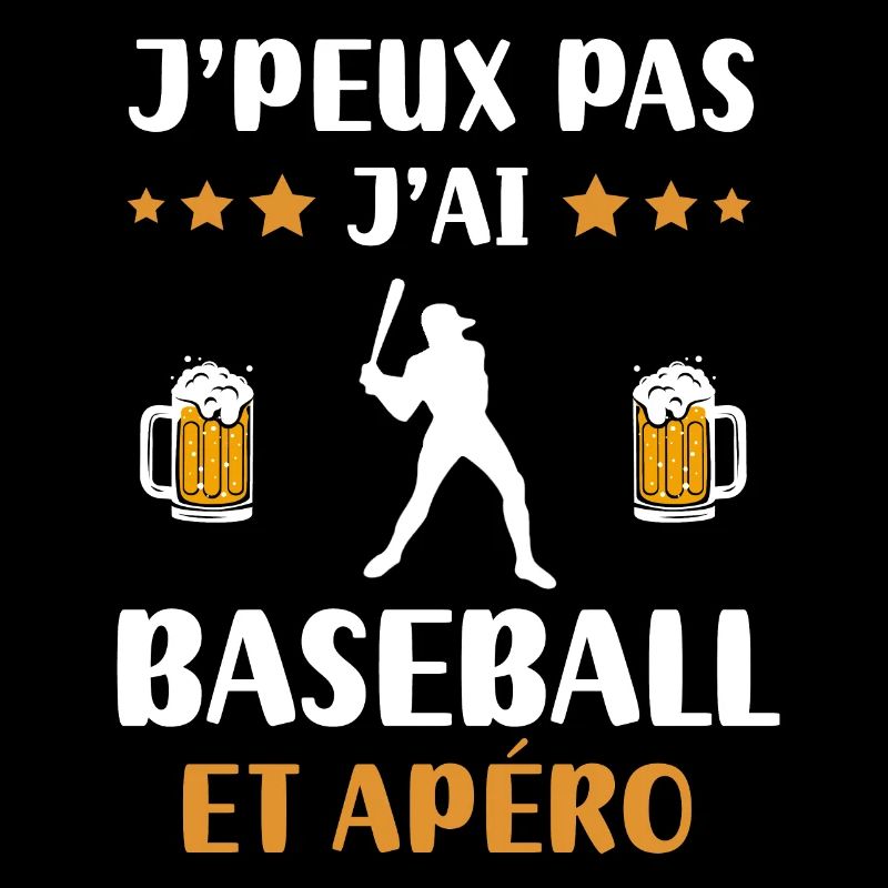Ich kann nicht, ich habe Baseball-Aperitif-Humor-Geschenk