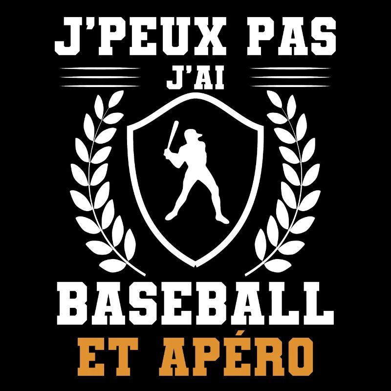 I can't I have Baseball und humorvollen Aperitif