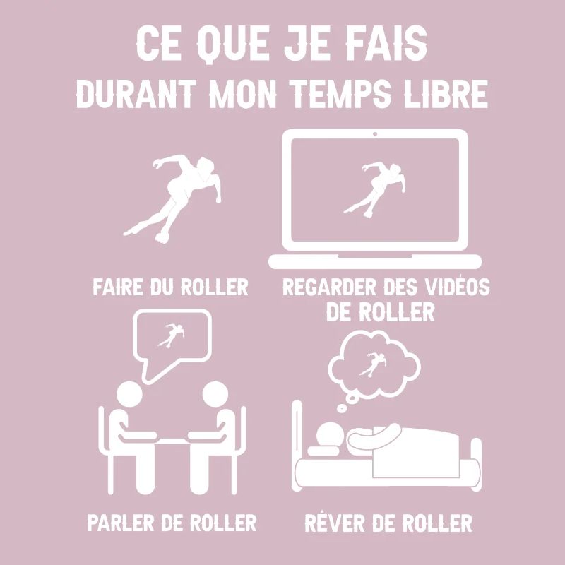 temps libre roller humour