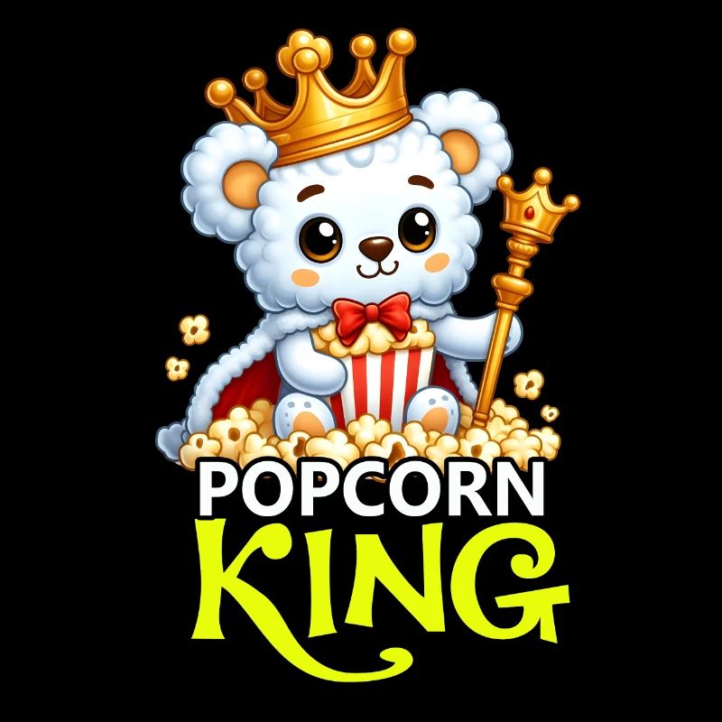 Roi des ours en pop-corn