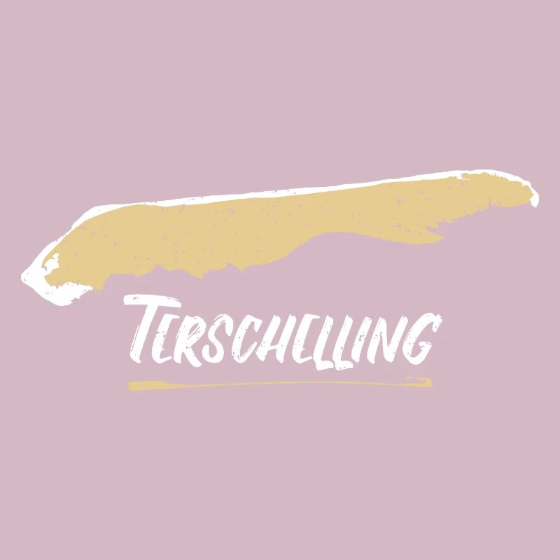 Terschelling | Vintage retro map