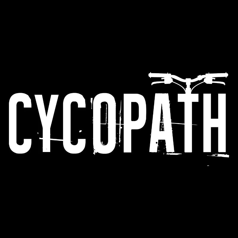 Cyclopath Distressed Bike Text Tee
