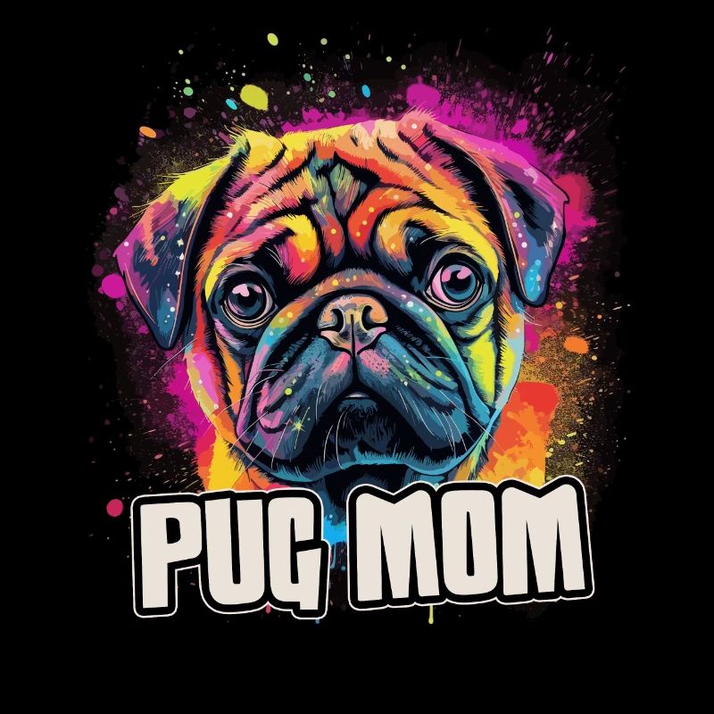 Pug Mops Hund Geschenk Spruch