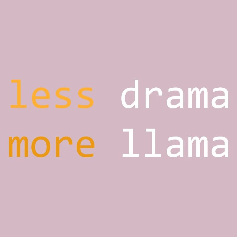 Less drama, more Llama, dark