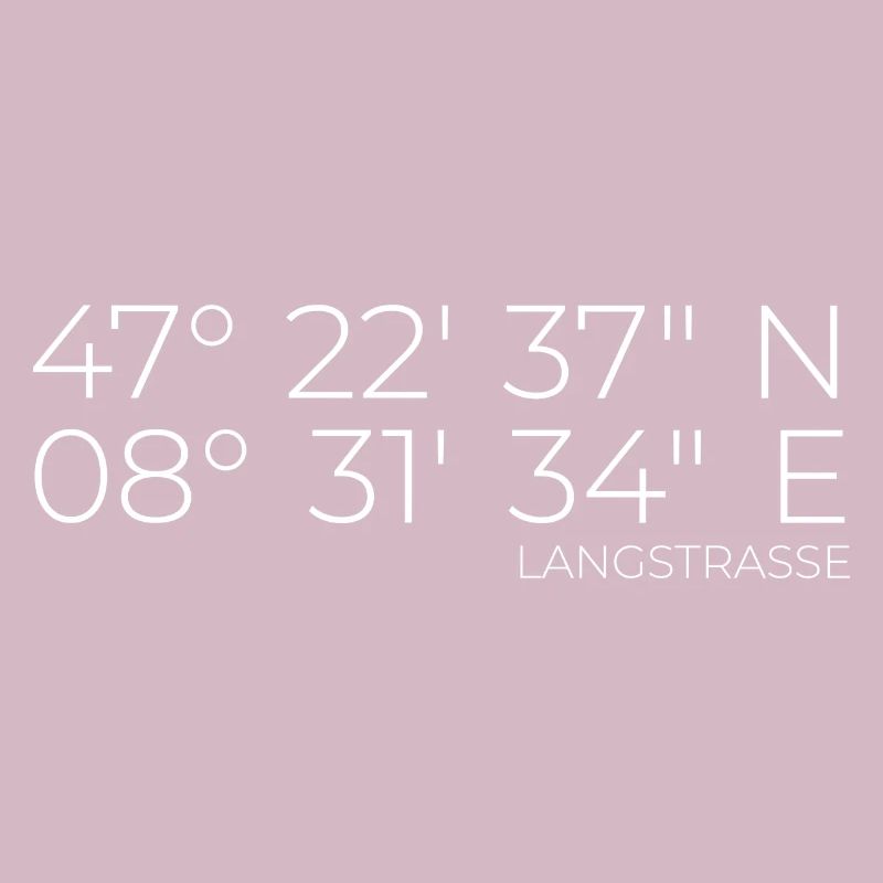 Coordinates Langstrasse, Kreis 4, Zürich