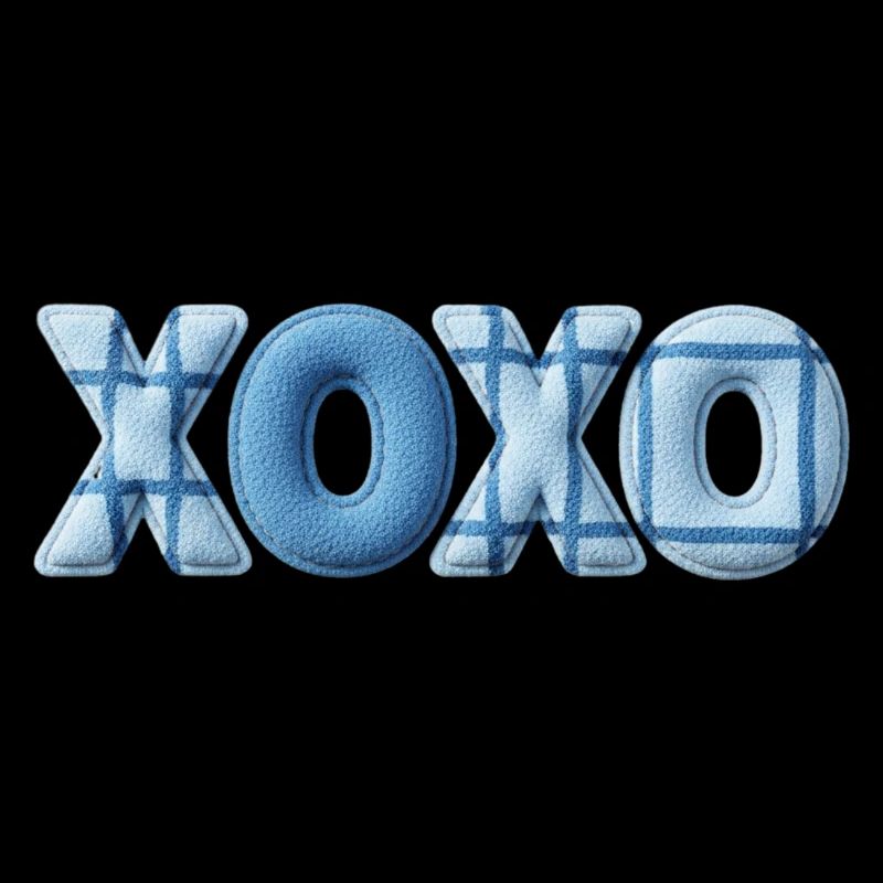 XOXO Patchwork Look mit Stoff Optik