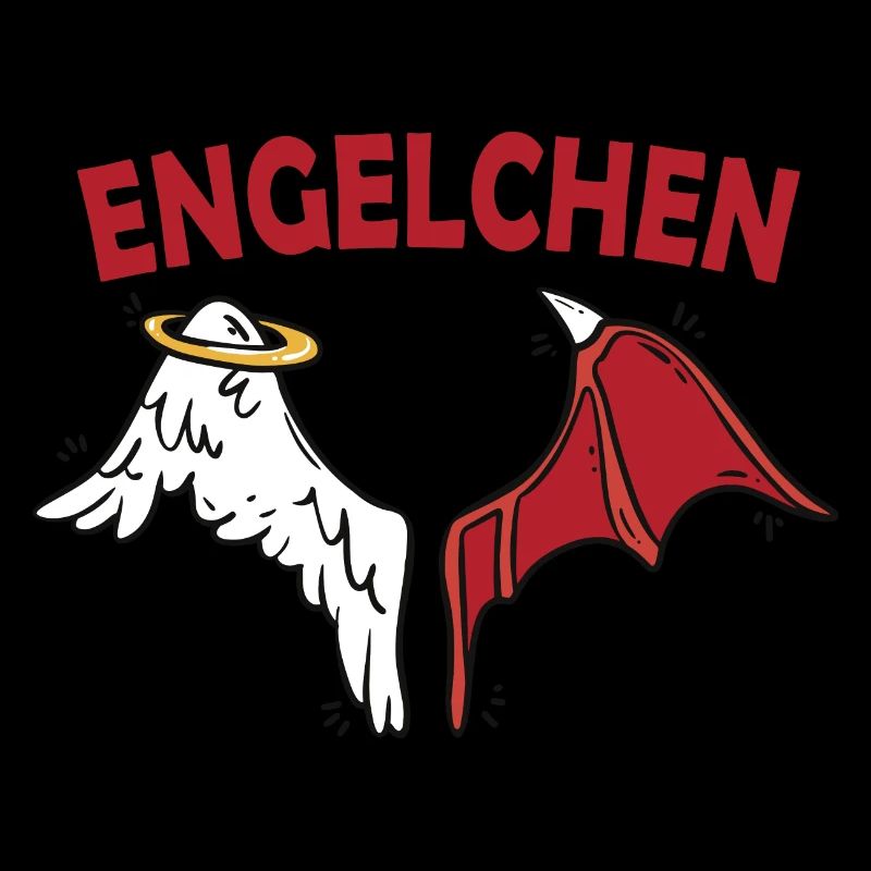 Engelchen Teufelchen Engel Teufel Kostüm Halloween