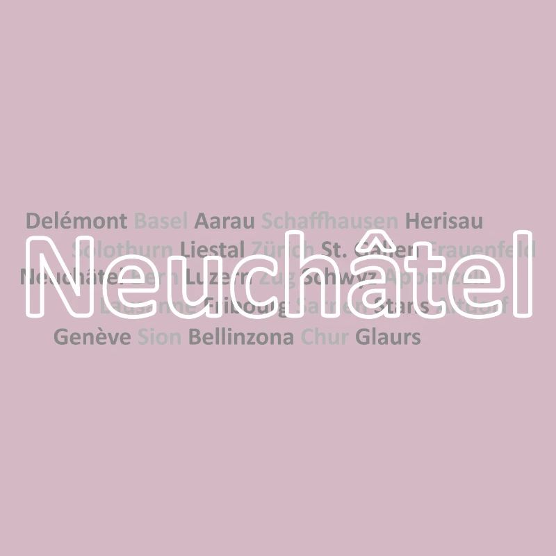 Schweizer Städte Neuchatel