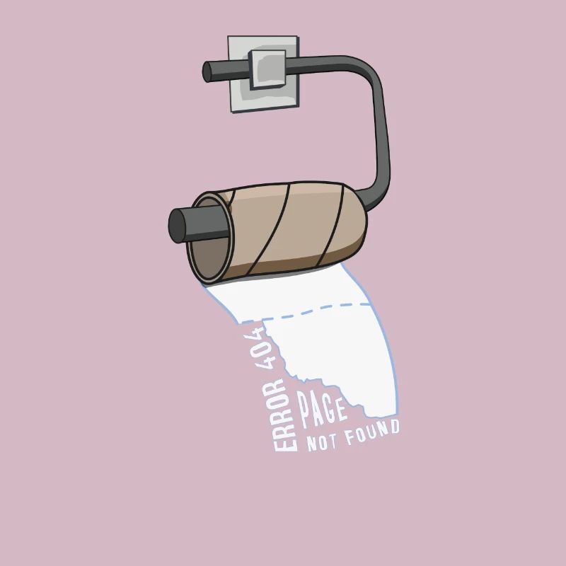 Error 404 Page Not Found. IT Browser Design