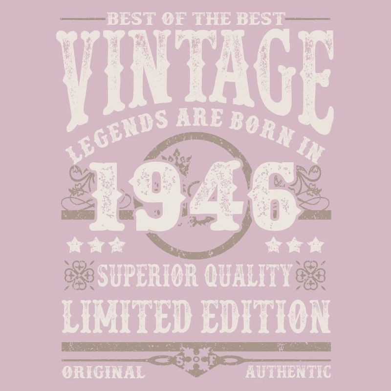 Legends are born in 1946