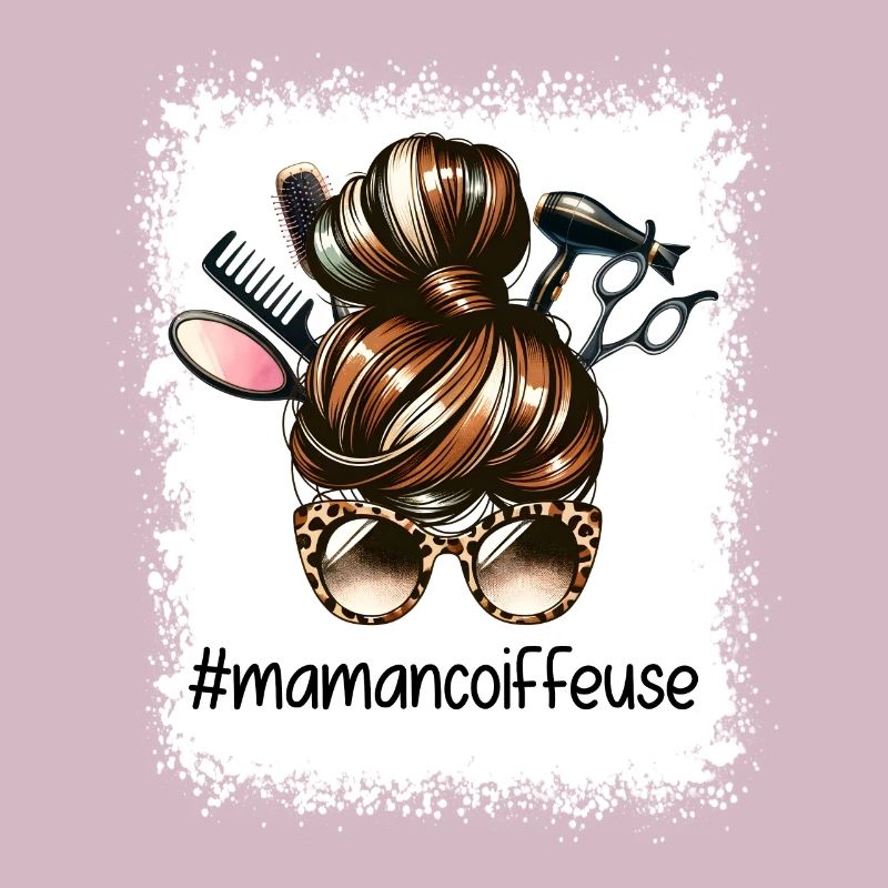 Chignon Mère Coiffeuse Super Maman Coiffeuse