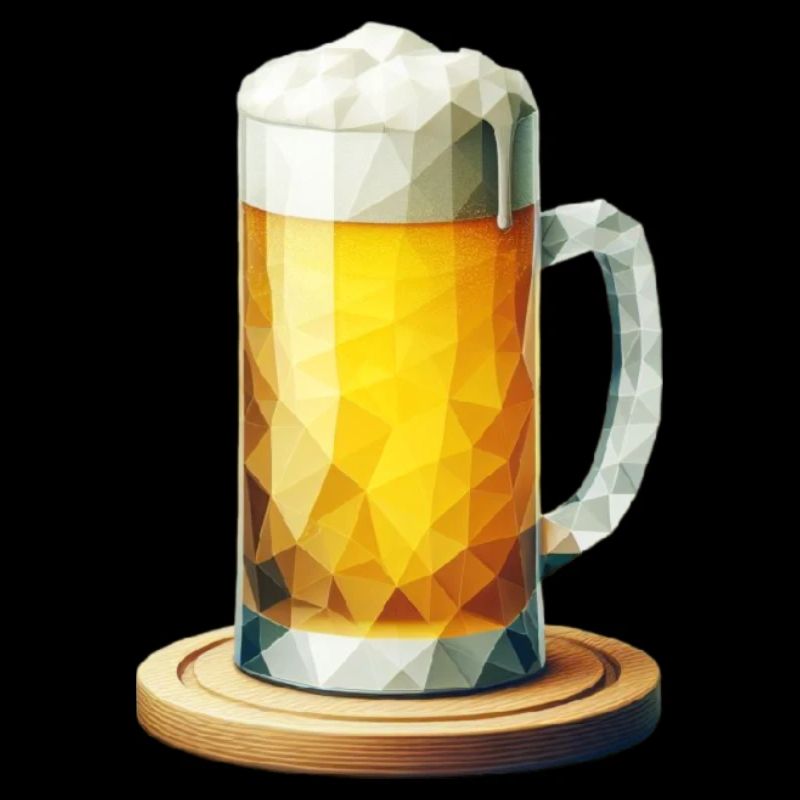 Beer Mug Polygon