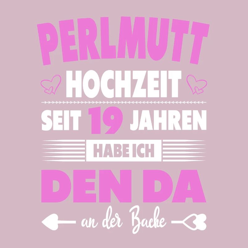19 Hochzeitstag 19 Jahre Ehe Perlmutthochzeit