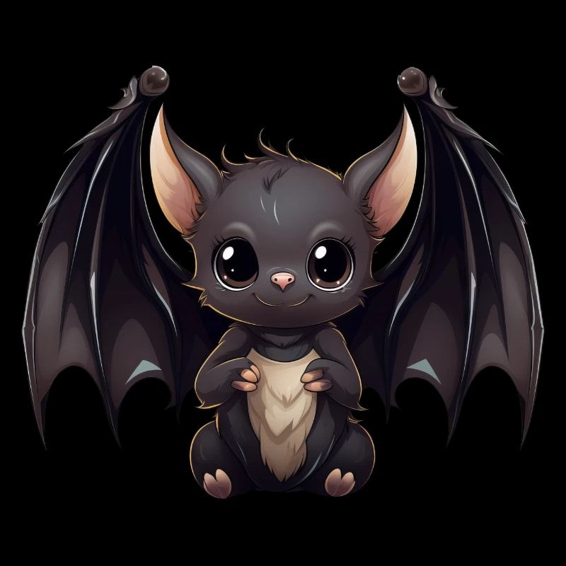 Cute Bat Kawaii Angel Comic