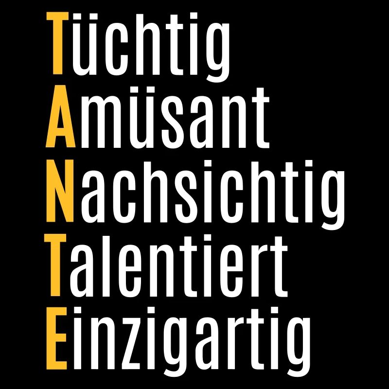 Beste Tante Geschenkidee Buchstabe Eigenschaften