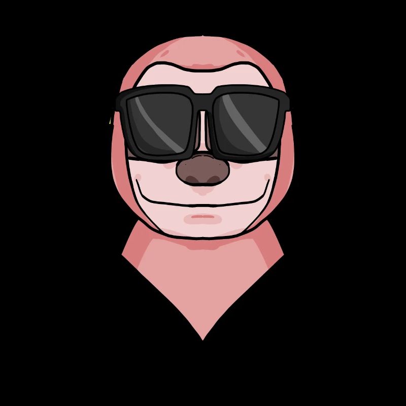 Faultier mit Brille