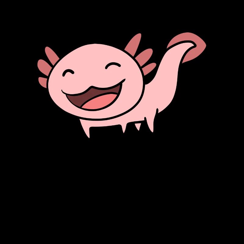 Süßes Axolotl Rosa