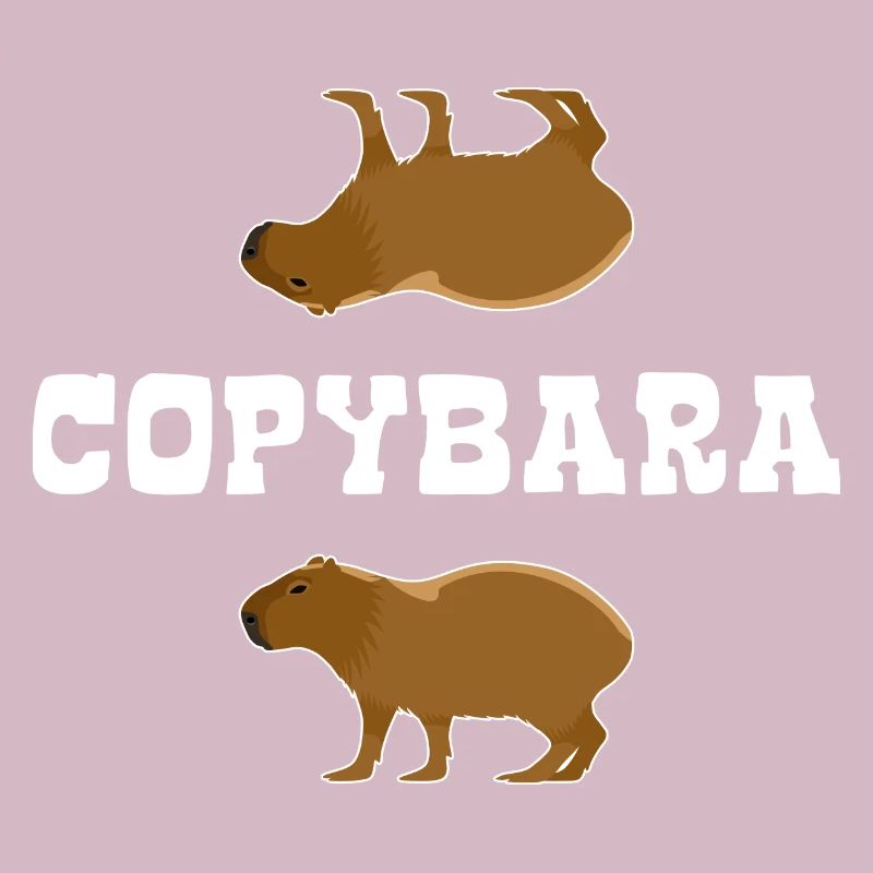 Copybara - Capybara Wortspiel - Copy Paste