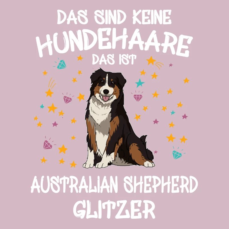 Australian Shepherd Glitzer Hunde Halter Geschenk