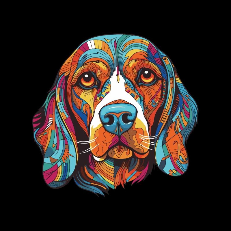 Beagle Dog Portrait