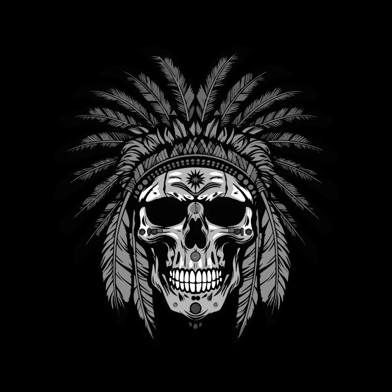 Chef indien Apache Skull
