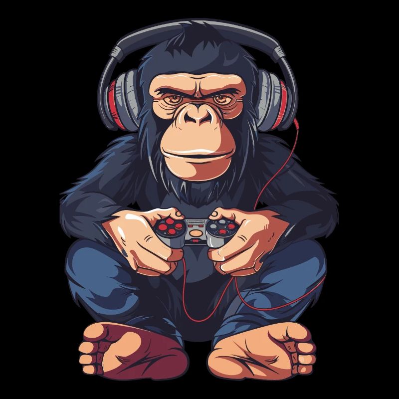 Chimpanzee Video Game