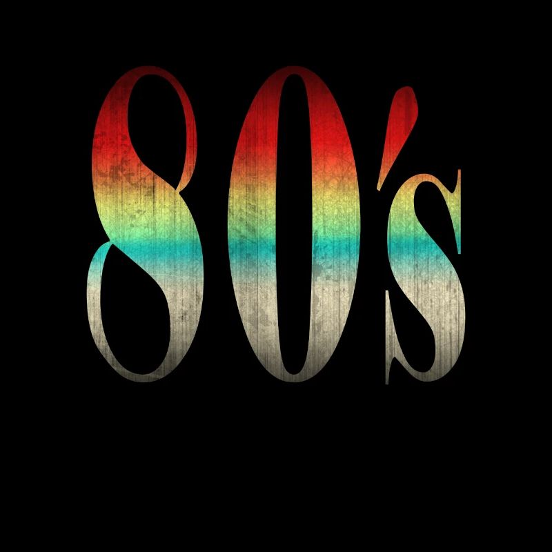 80s retro style