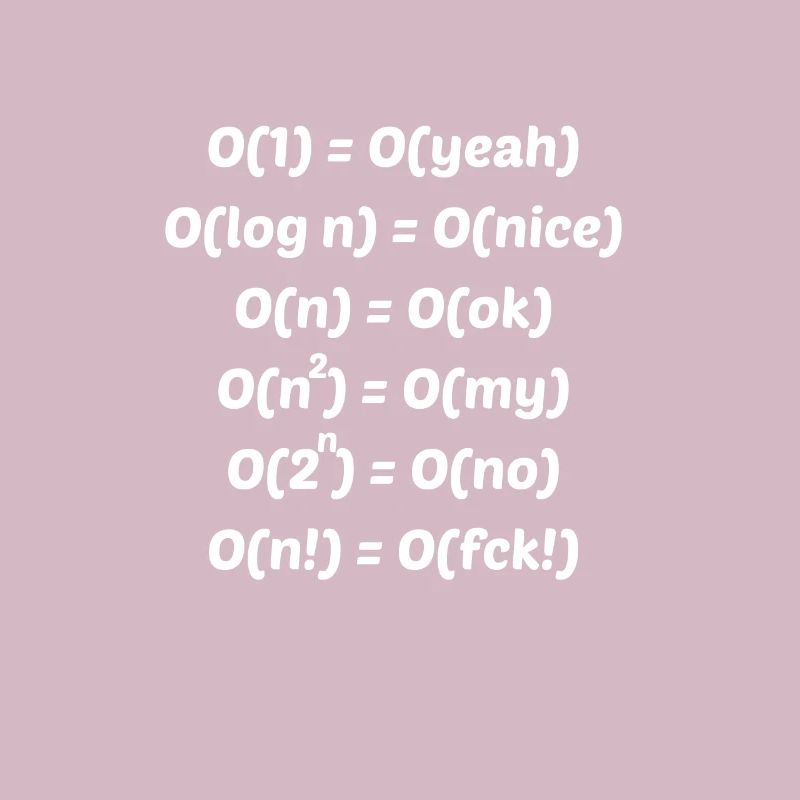 Complexité de l'algorithme Programmeur drôle