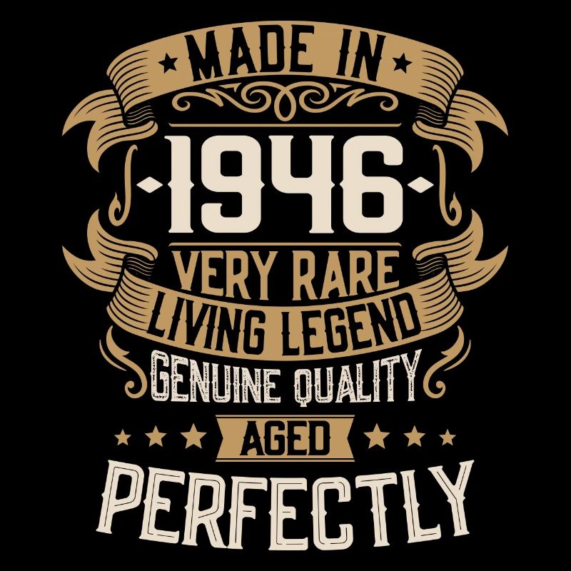 1946 vintage born birthday gift