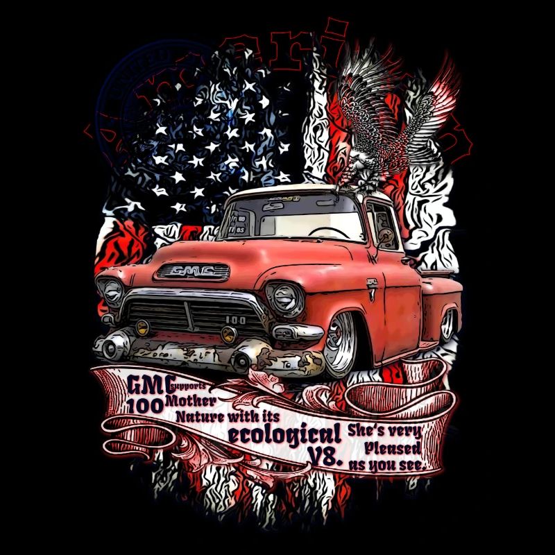 American GMC V8 ecological power pick-up