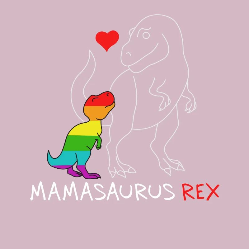 Mamasaurus Rex | Mutter | Neue Mama Regenbogen queer